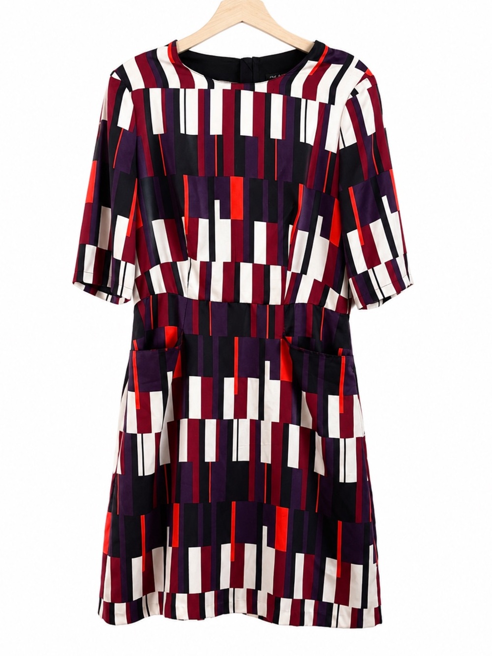 Rag & Bone Anne 100% Silk Bus Seat Print Dress Size 6 Made USA